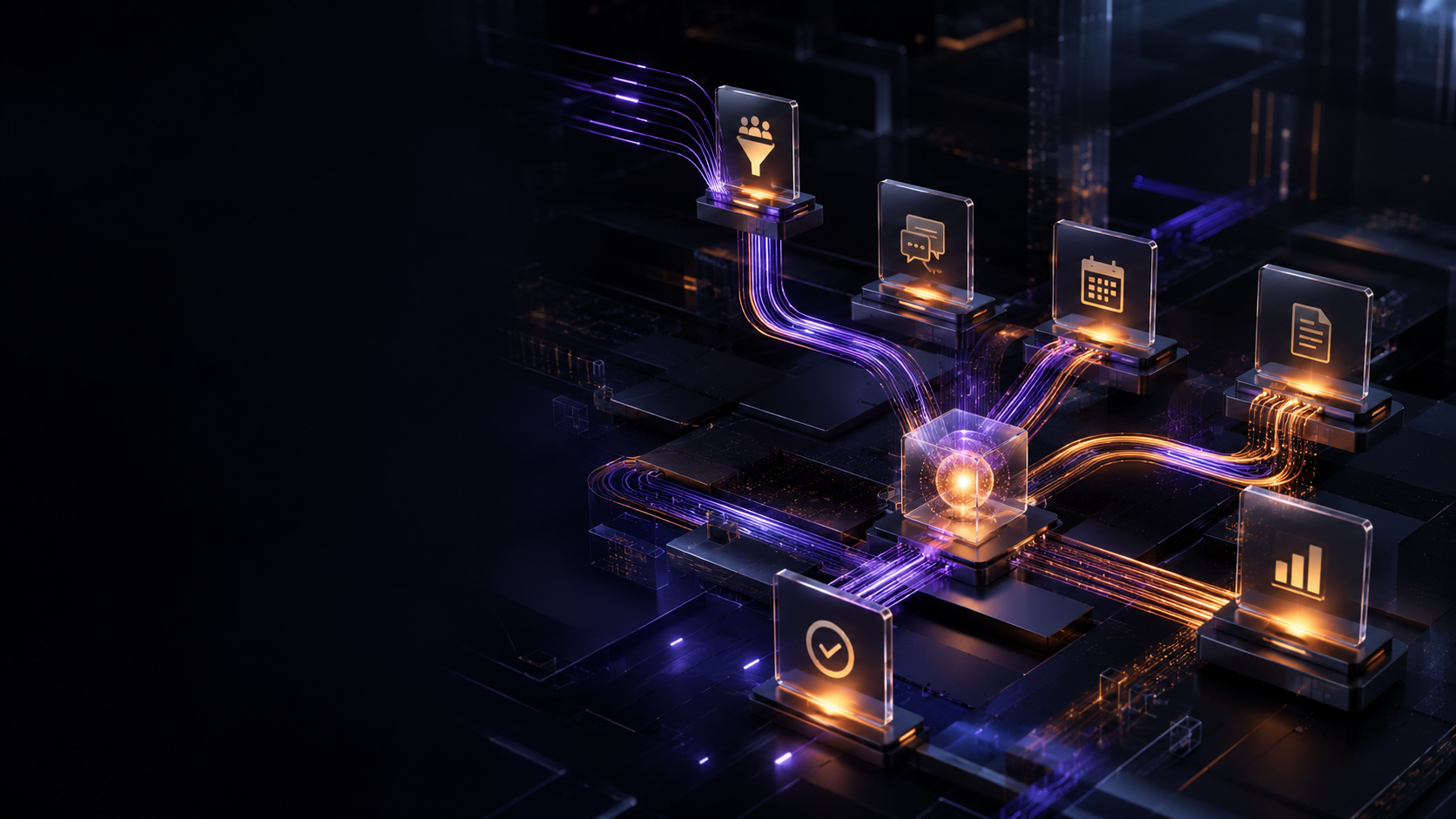 Connected AI business workflows