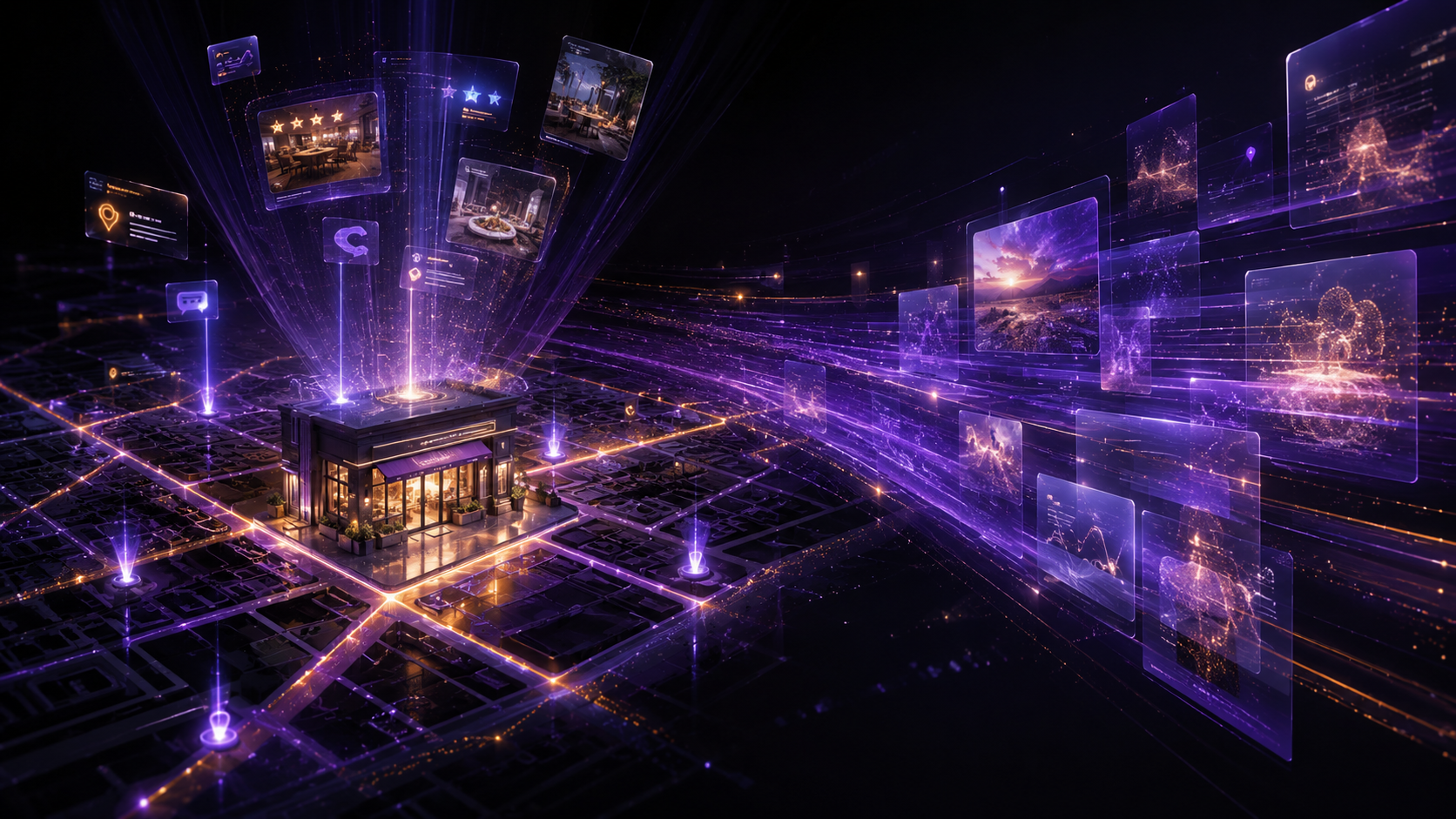 Local SEO futuristic digital marketing environment