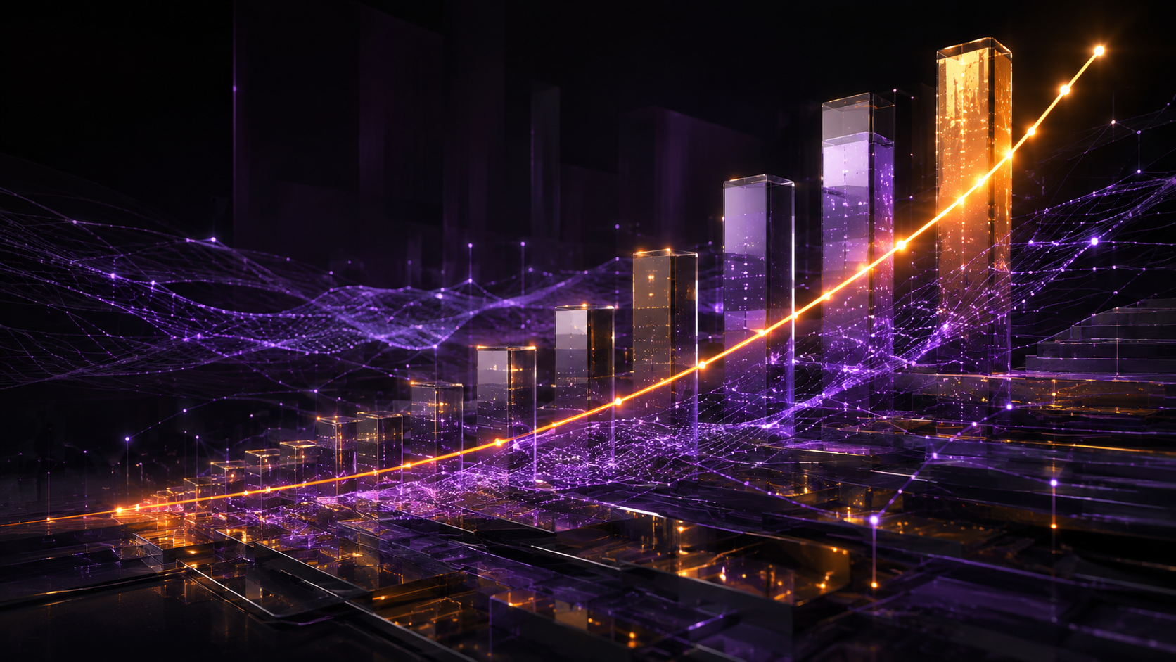 Futuristic performance pathways representing measurable digital growth